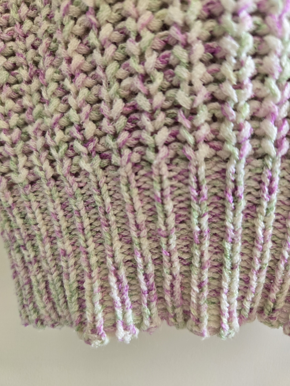 Let's Get Away Purple Multi Knit Twist Back Tank Top - Picture 6 of 8